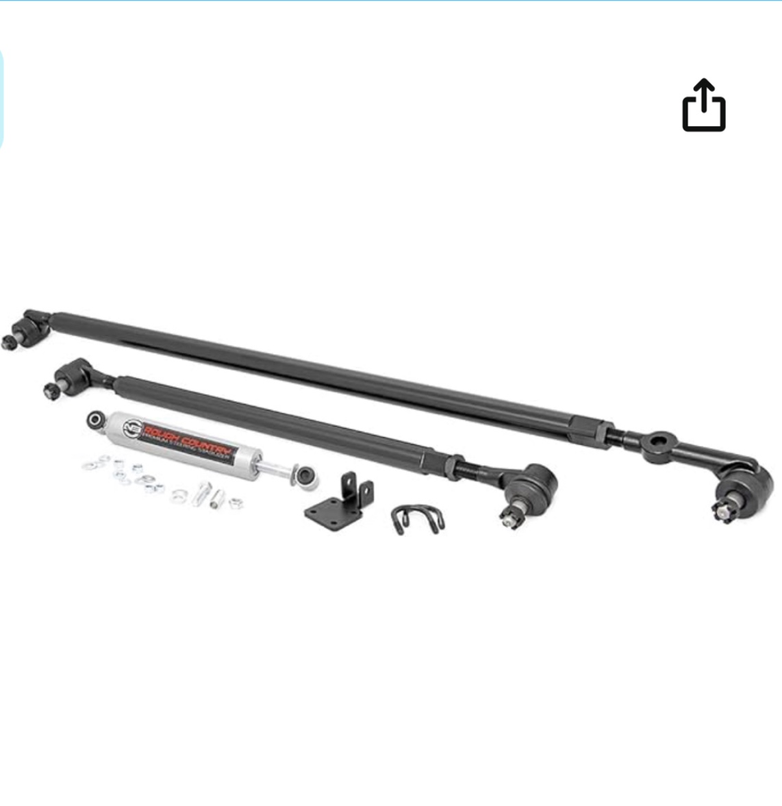 Rough Country HD Steering Kit w/Stabilizer for Jeep (TJ,XJ,ZJ,MJ) - 10613