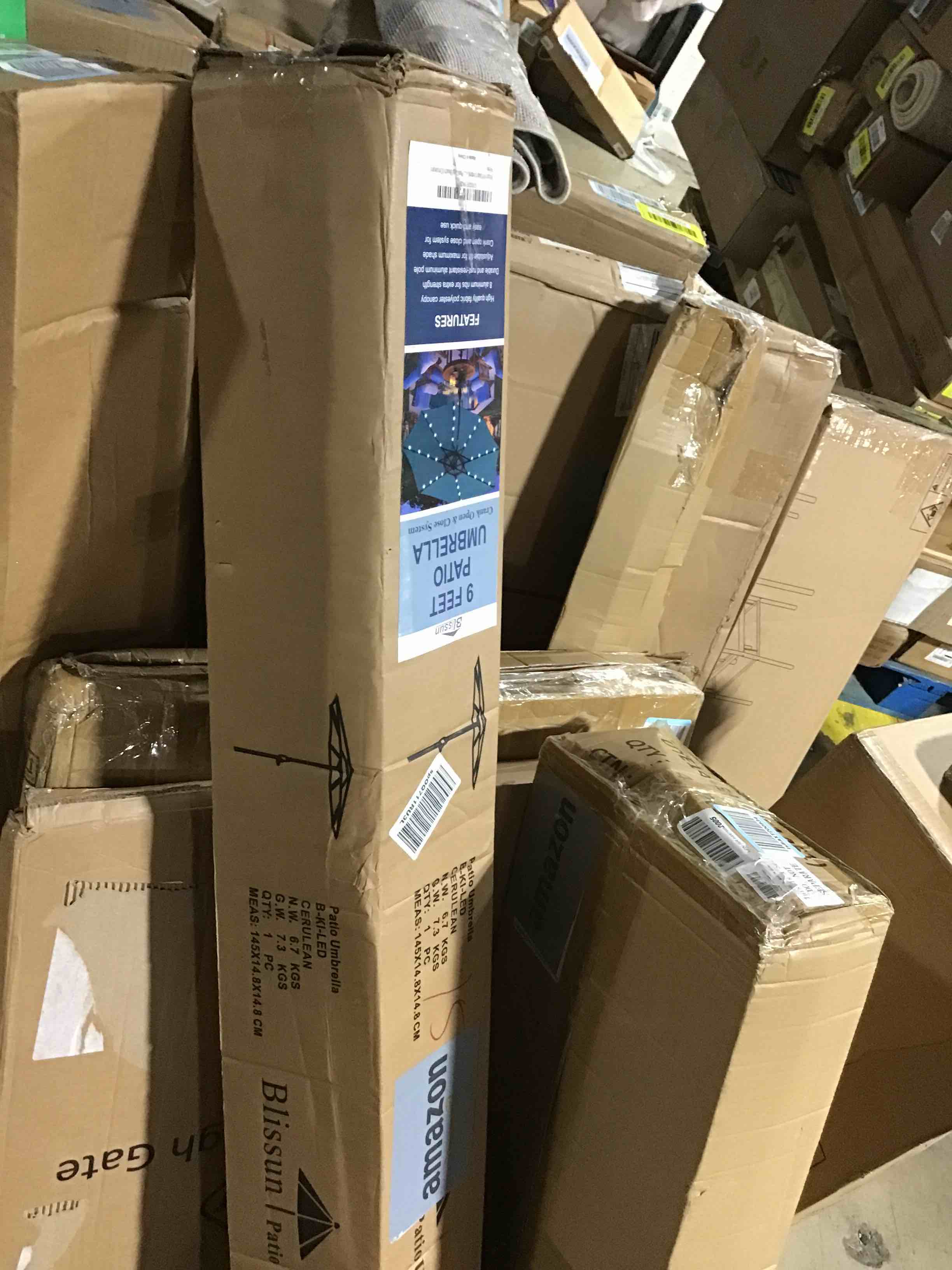 Best Choice Products 10ft Offset Hanging Market Patio Umbrella w/Easy Tilt Adjustment, Polyester Shade, 8 Ribs for Backyard, Poolside, Lawn and Garden - Tan