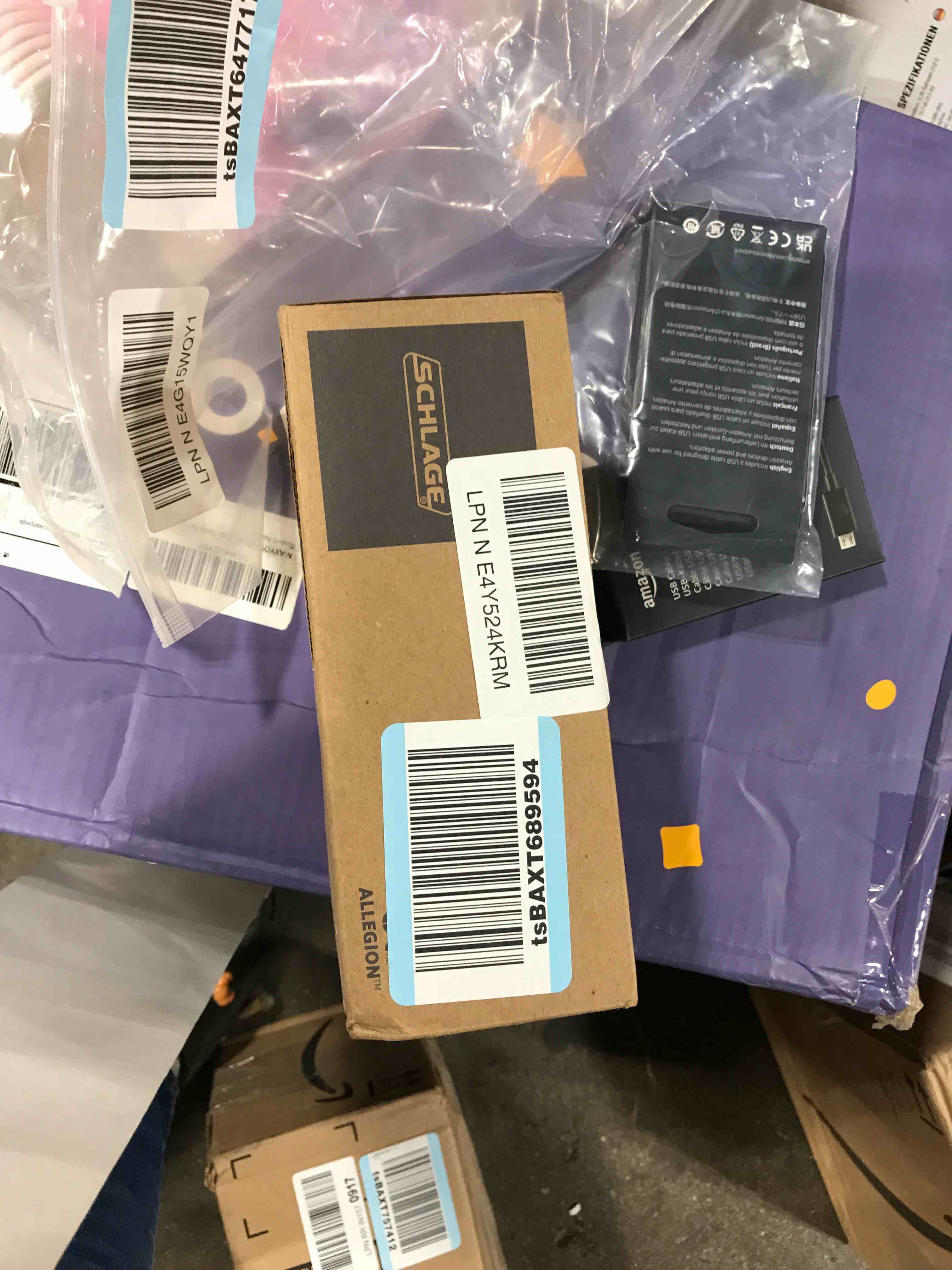 Schlage F10 BWE 619 COL Bowery Door Knob with Collins Trim, Hall