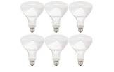 GE 14016-6 65 Watt Floodlight BR40 Light Bulb, Soft White, 6-Pack