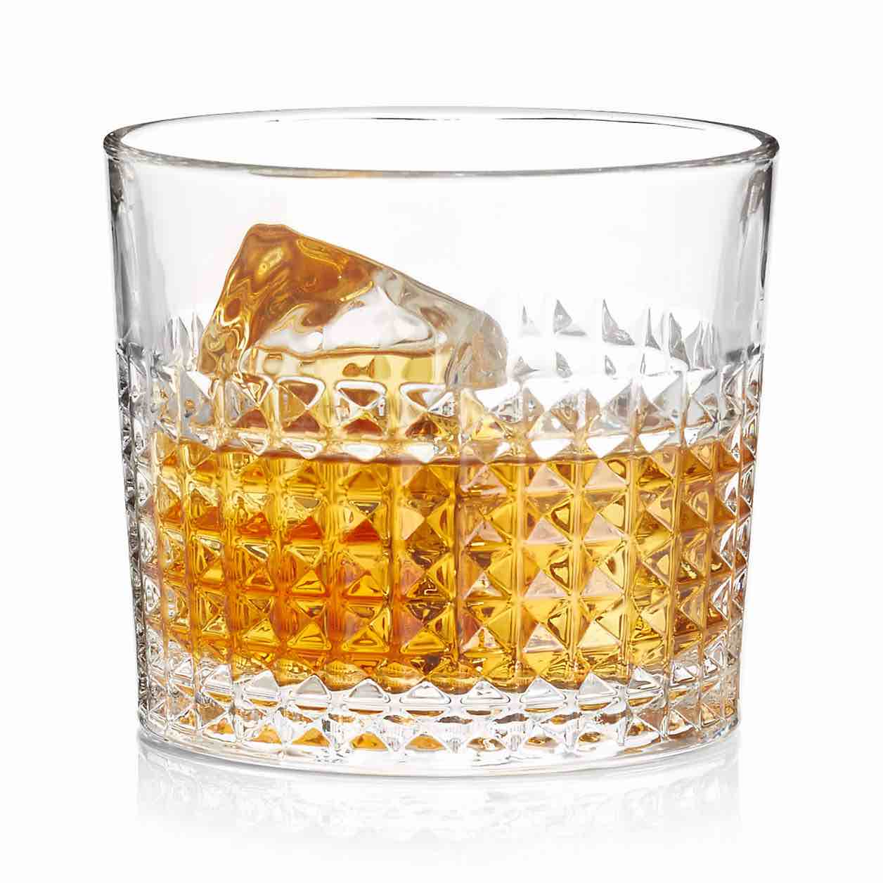 Crate and Barrel Decorative Whiskey Glass  383-717