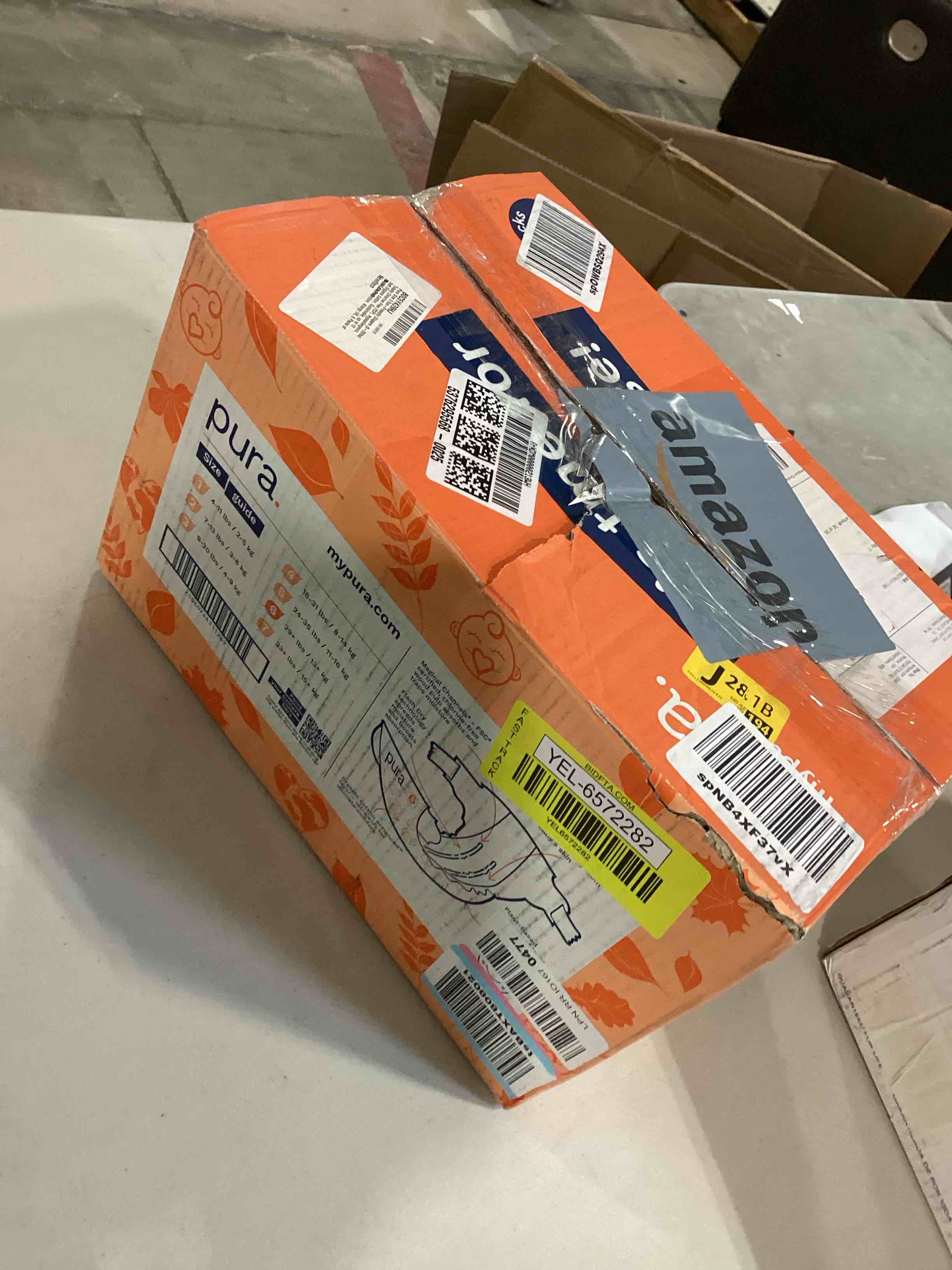 Pura Size 7 Eco-Friendly Diapers (33+lbs) Totally Chlorine Free (TCF) Hypoallergenic, Soft Organic Cotton, Sustainable, up to 12 Hours Leak Protection, Allergy UK, 3 Packs of 17 (51 Diapers)