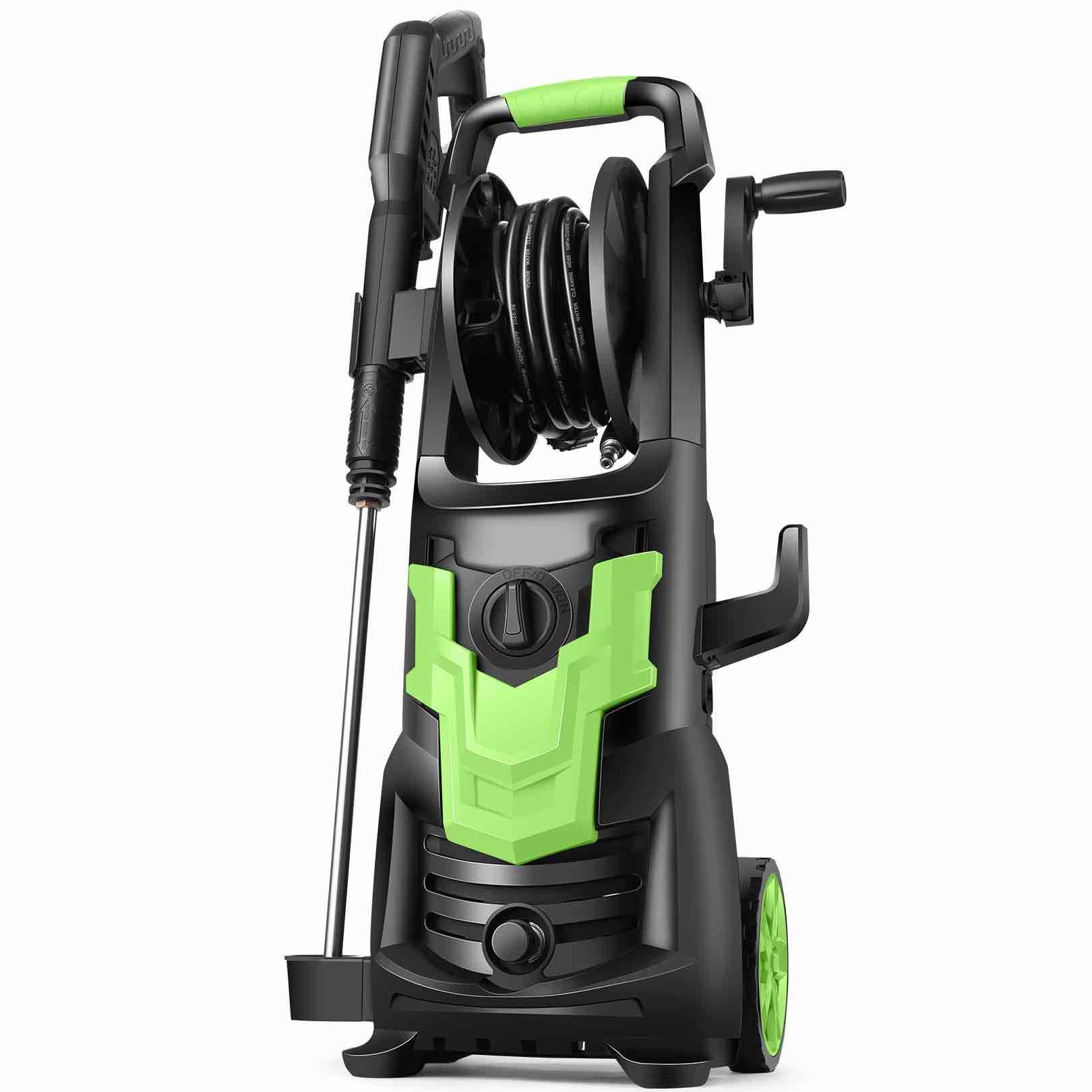 Commowner 3800 PSI Electric Pressure Washer, 4.0 GPM High Power Machine, Professional Washer Cleaner With 4 Spray Tips And Soap
