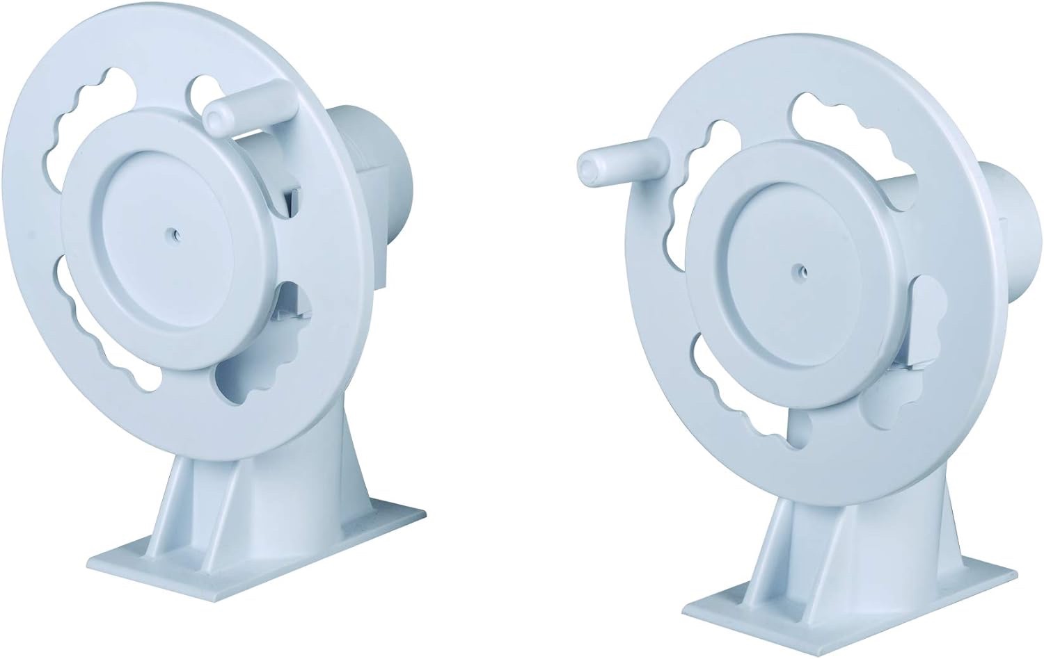 SunHeater SPAG75133 Solar Blanket Reel System for Aboveground Pools, White – Compatible with 3 in. Tube (Sold Separately) – Smooth Roller Operation for Easy Use – Hardware & Strap Included