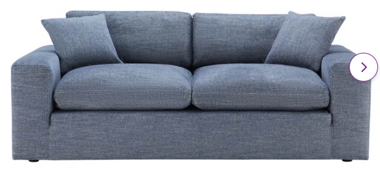 Asher 82'' Upholstered Sofa (incomplete)