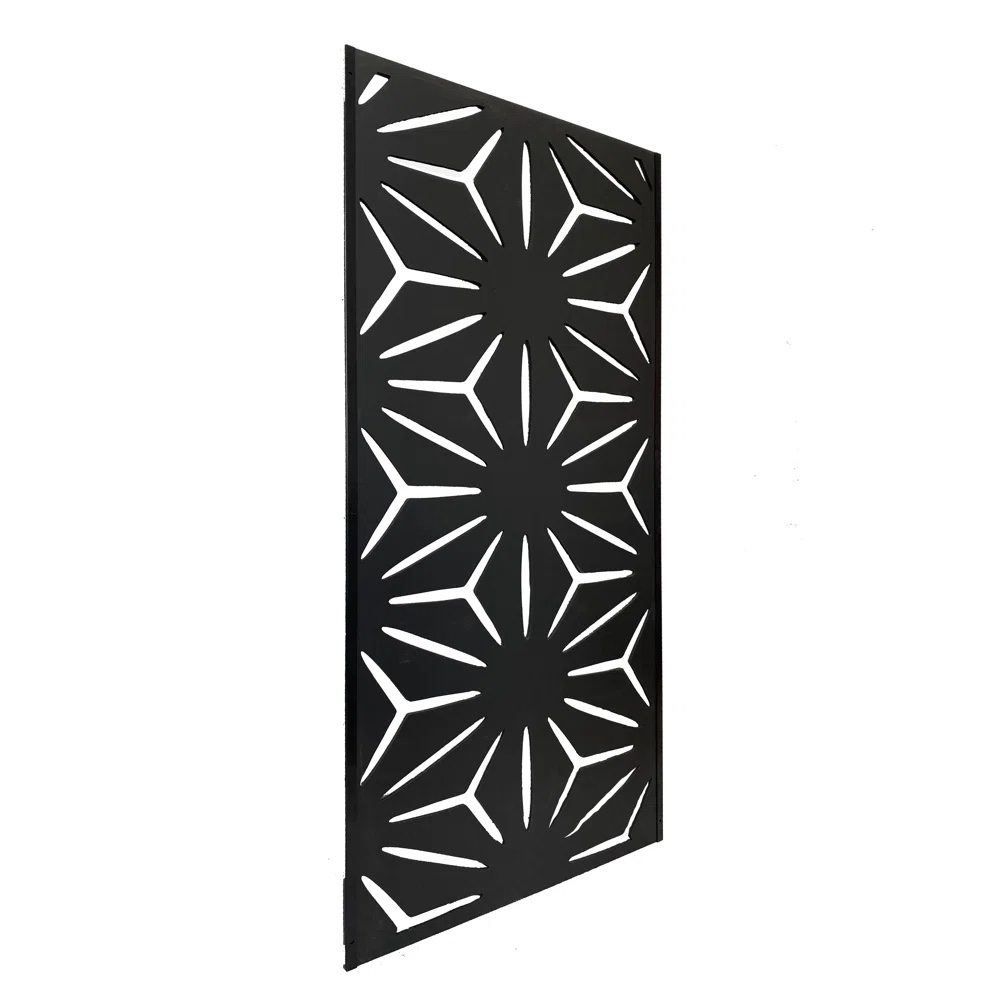 70 in. H x 35 in. W x 0.4 in. D Composite Decorative Privacy Screen Panel w/ C-Channel Kit