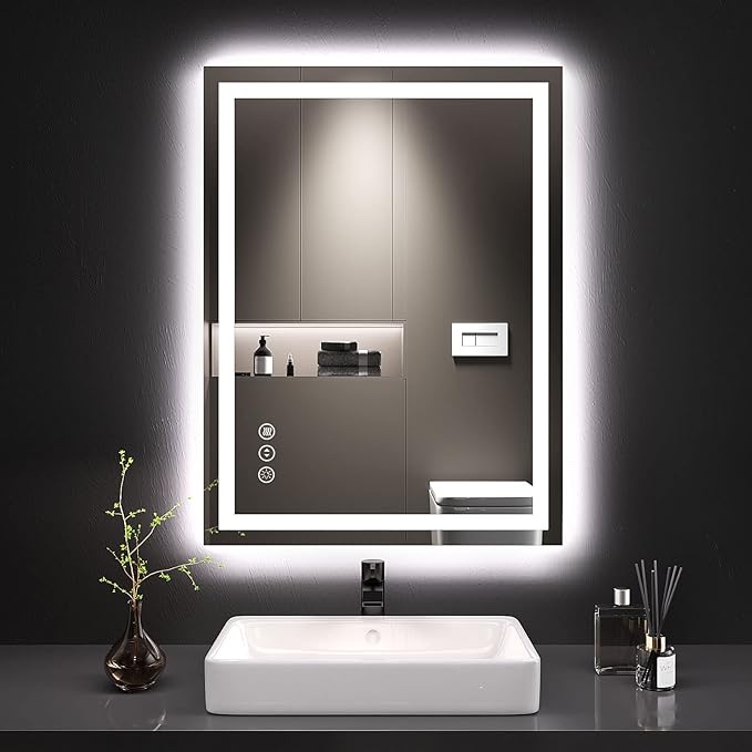 led cabinet mirror for bathroom (similar to stock photo)