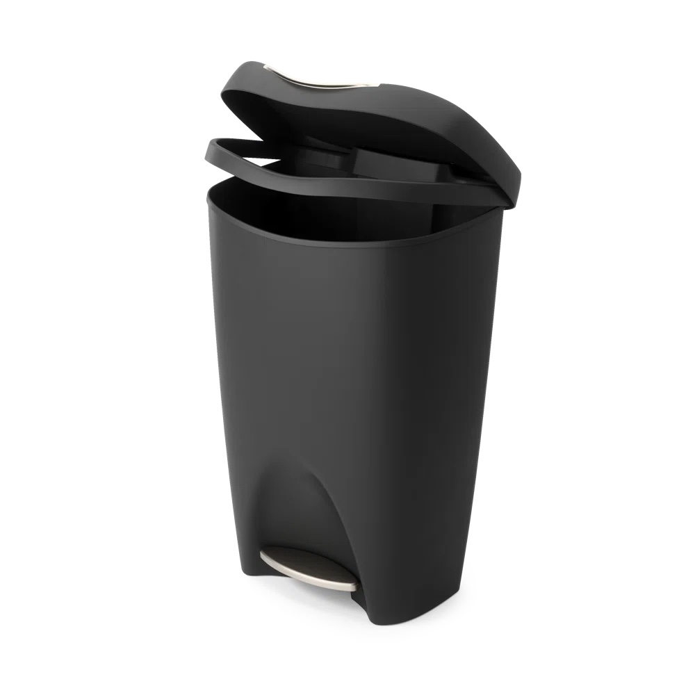 Calhoon Plastic 13 Gallon Step On Trash Can