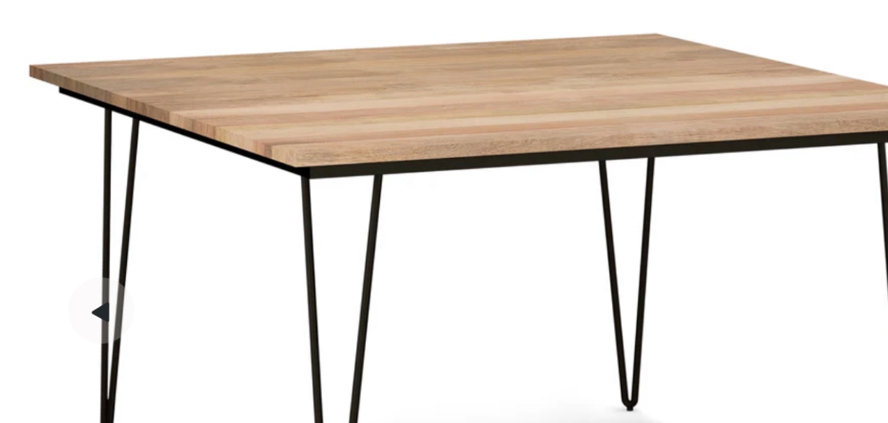 54 inch Square Dining Table (incomplete, Top only )/ similar to the photo 