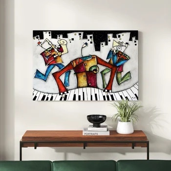 Malveaux Silver City Jazz by Eric Waugh - Graphic Art Print