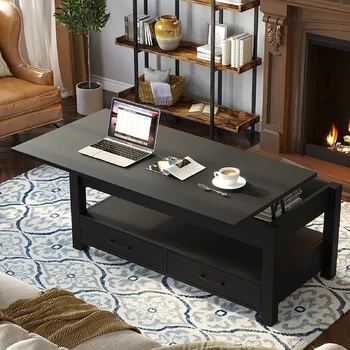 Eoghan Lift Top Coffee Table with 2 Drawers