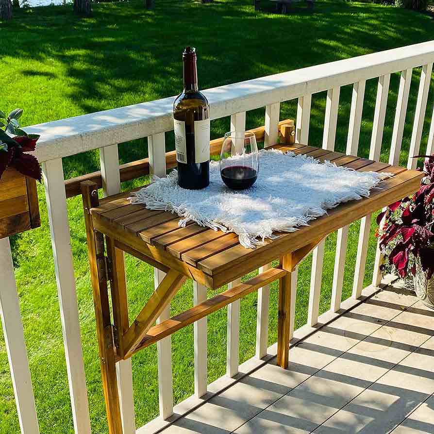 Folding Balcony Table