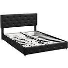 yahteech black bed frame(incomplete box 2/2)(stock photo similar but not exact)