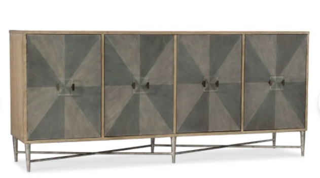 Hooker Furniture 638-85316-LTGY Melange - Zola Indoor Furniture