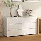 Anastasiya Modern 6 - Drawer Dresser In White(incomplete box 1)