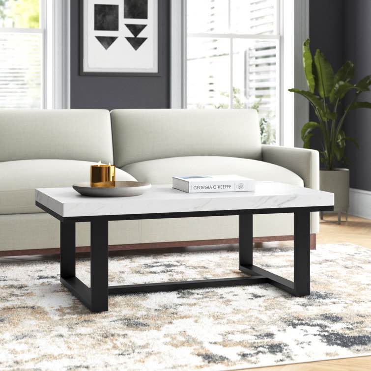 Almenia Trestle Coffee Table(incomplete top only)