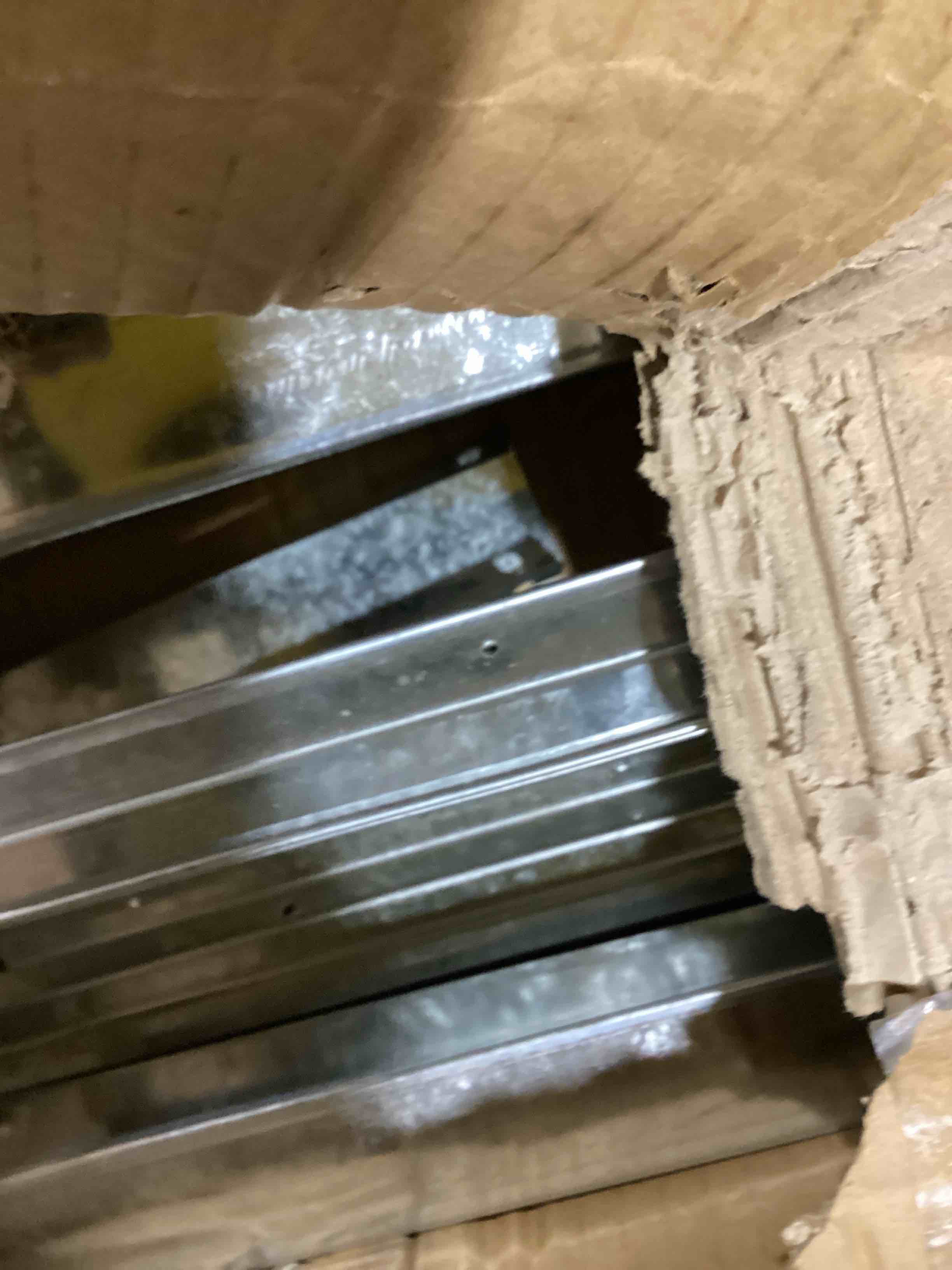 10 ft. W X 8 ft. D Metal Tool Shed See (box 3 of 3 incomplete)