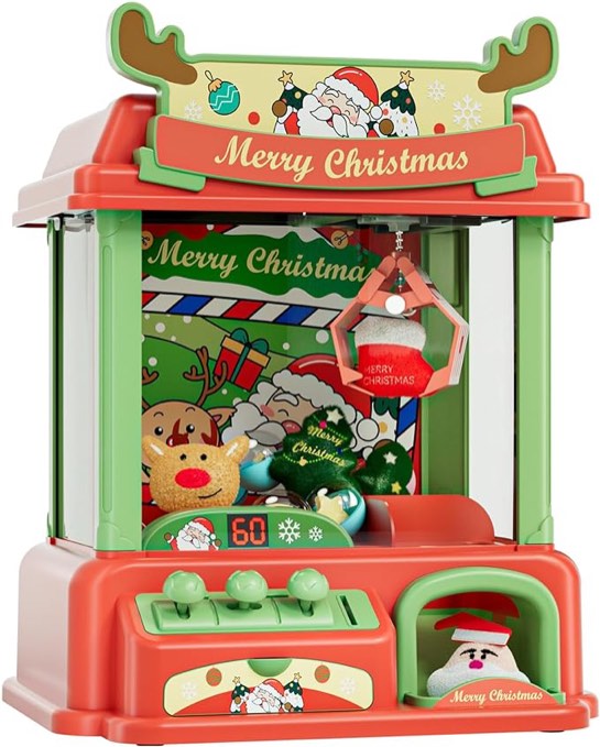 DOLIVE Claw Machine for Kids, Mini Vending Machines Arcade Capsule Claw Game Prizes Toy, Indoor Electronic Cool Fun Toys for Girls, Gifts for Teens Adults Boys Age 4 6 7 8 9 10 Year Old