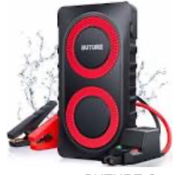 BUTURE Car Battery Jump Starter 1200A Jump Box 12800mAh Portable Car Jump Starter Battery Pack (6.5L Gas/5.5L Diesel) Car Jumper Starter with Extended Smart Jumper Cables, Fast Charge, Lights, Compact