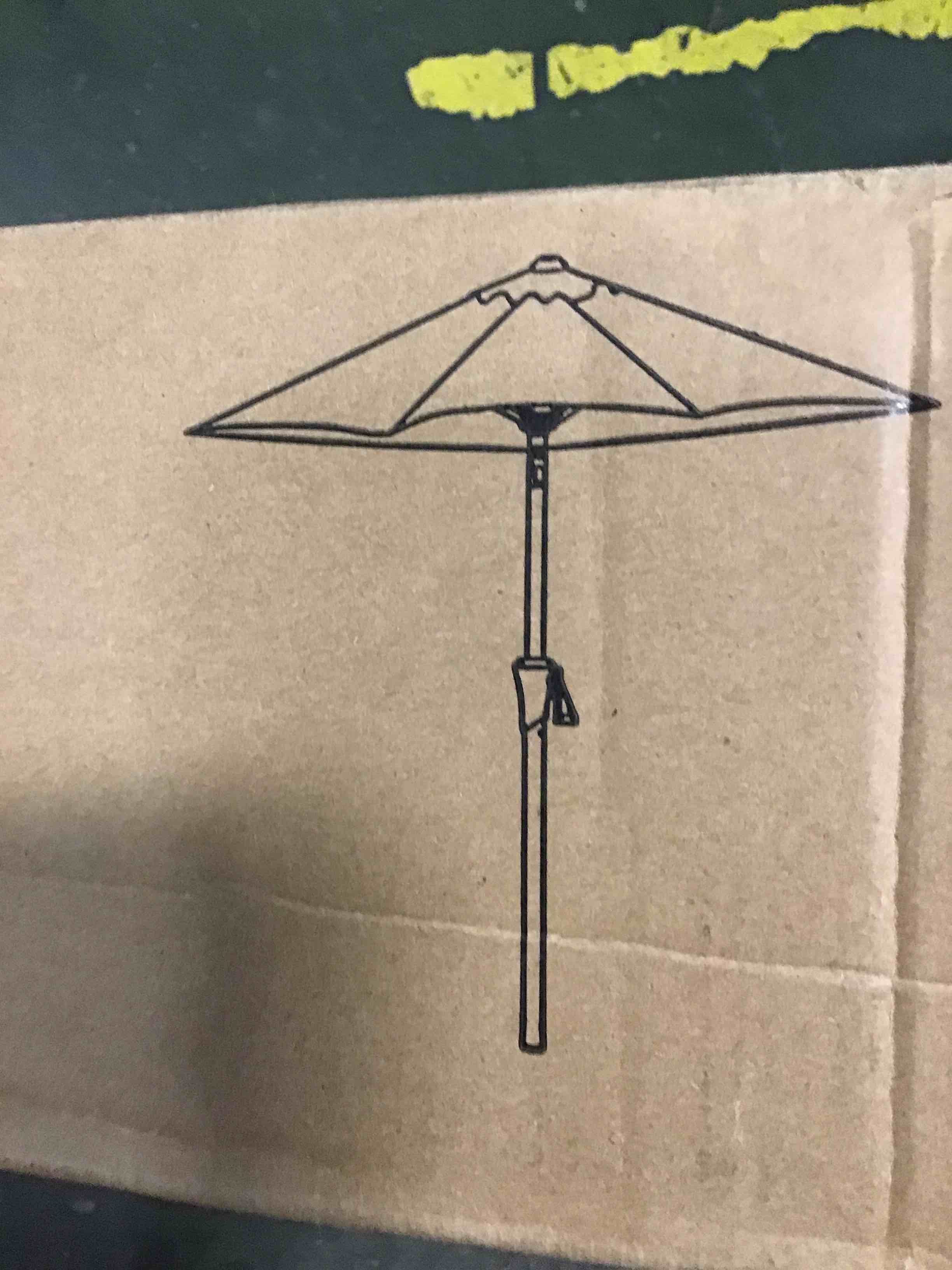 FLAME&SHADE 11 ft Outdoor Market Patio Table Umbrella with Fiberglass Rib Tips and Tilt, Anthracite grey