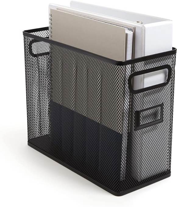 Tru Red Tr57550-Cc Wire Mesh File Organizer, Matte Black (Tr57550)
