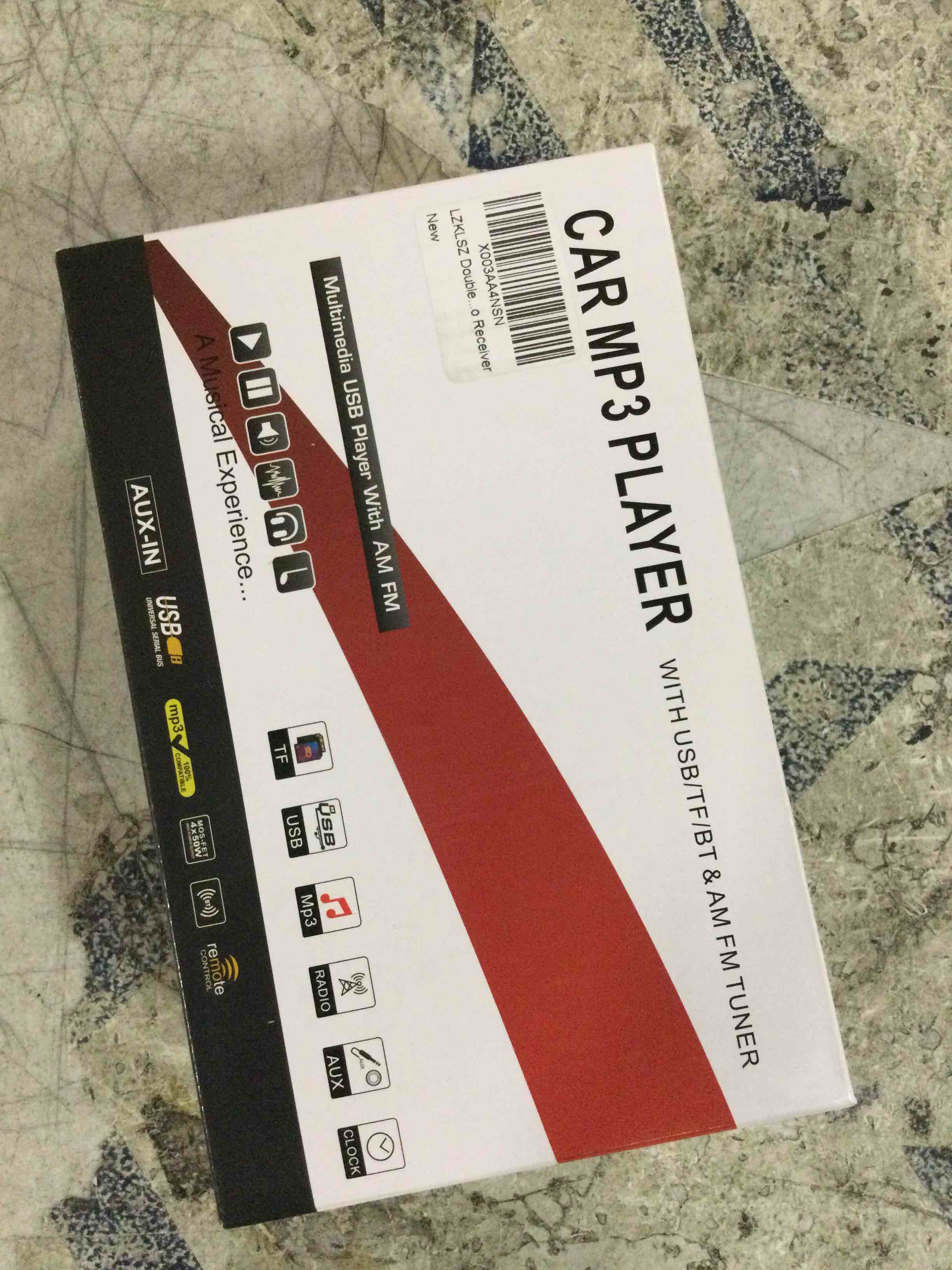 car mp3 player multimedia usb with AM PM