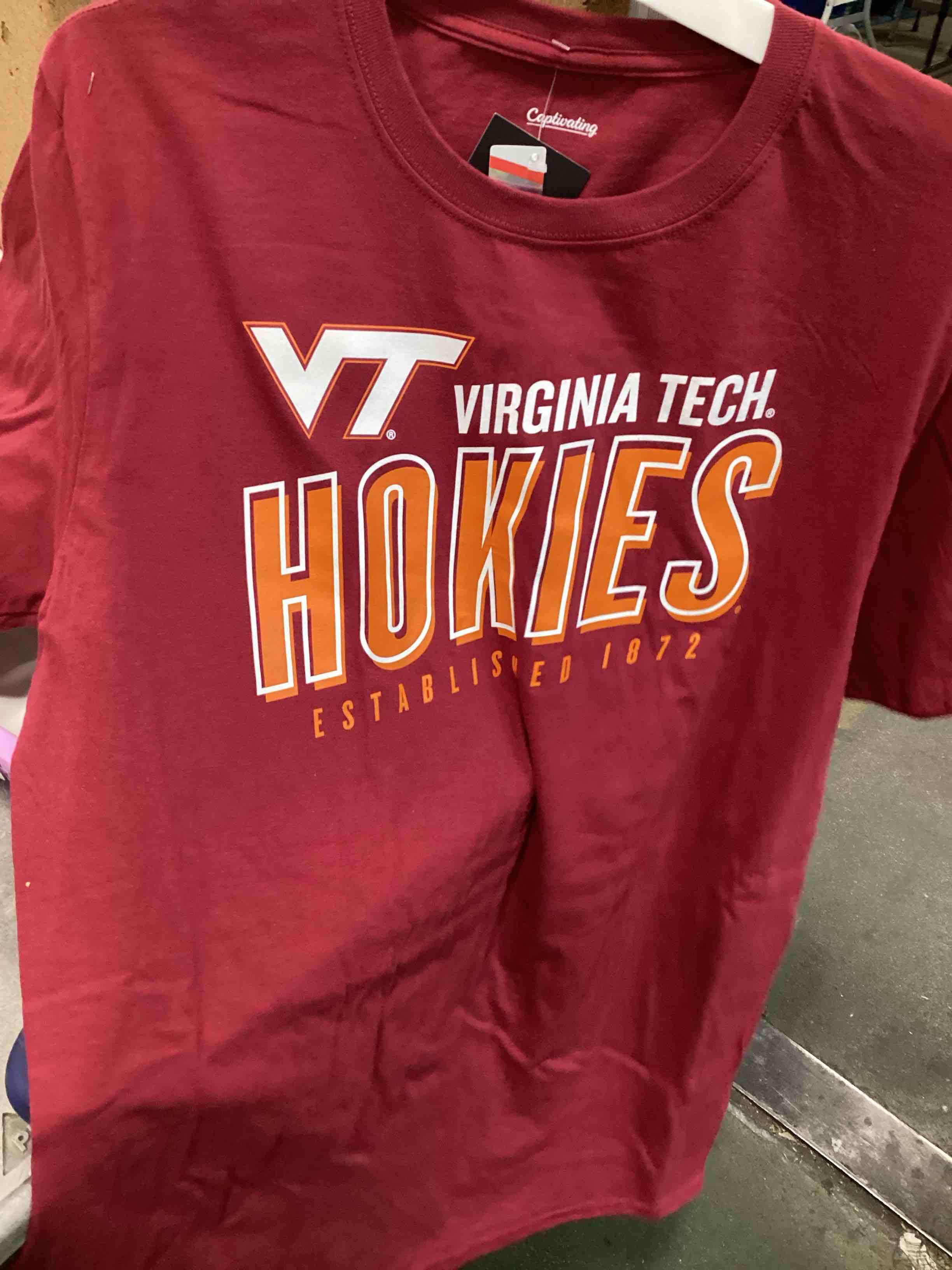 Campus Colors NCAA Adult Gameday Cotton T-Shirt (large size)