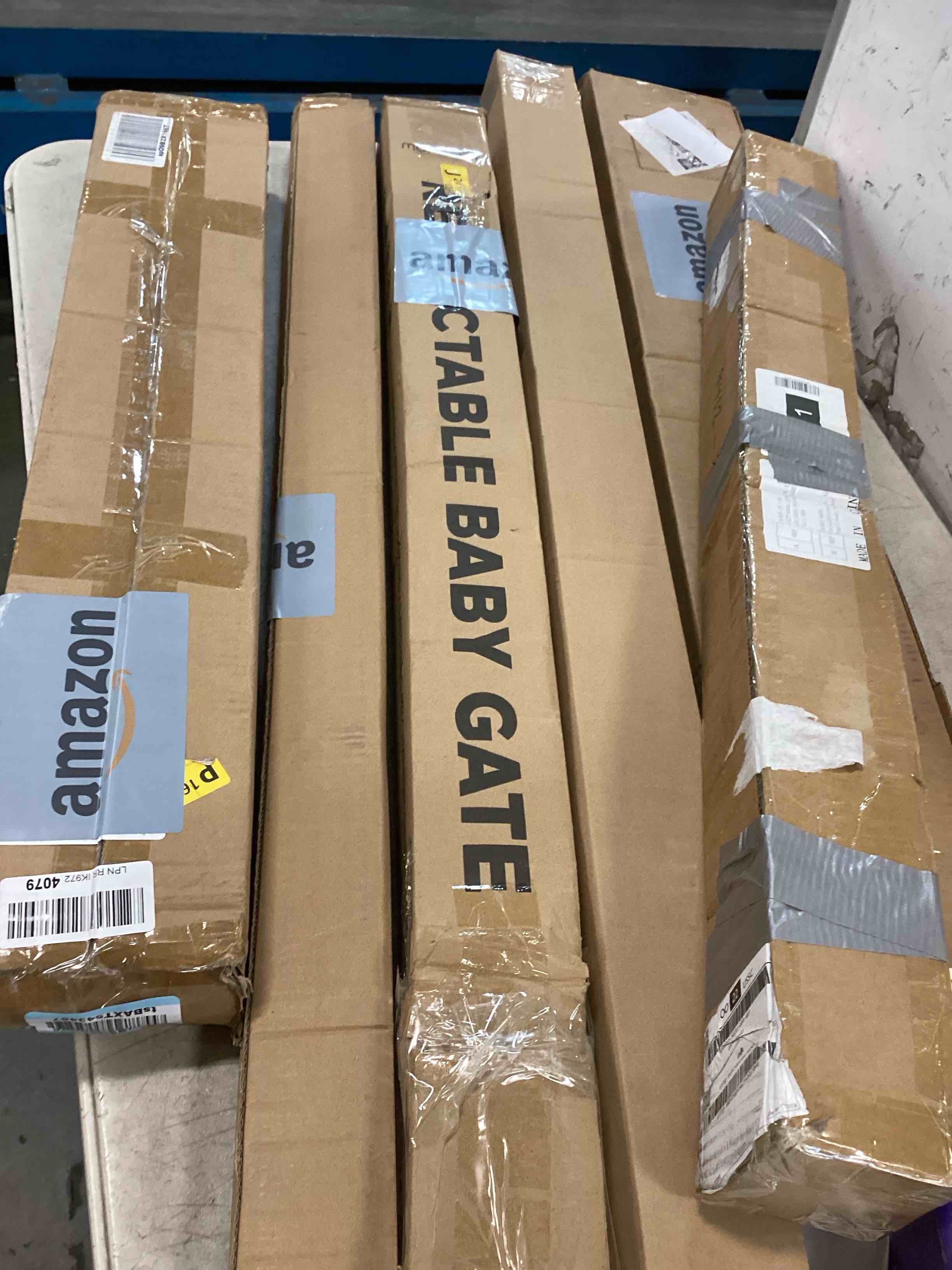 assorted item miscellaneous curtain rod/ retractable gate and more