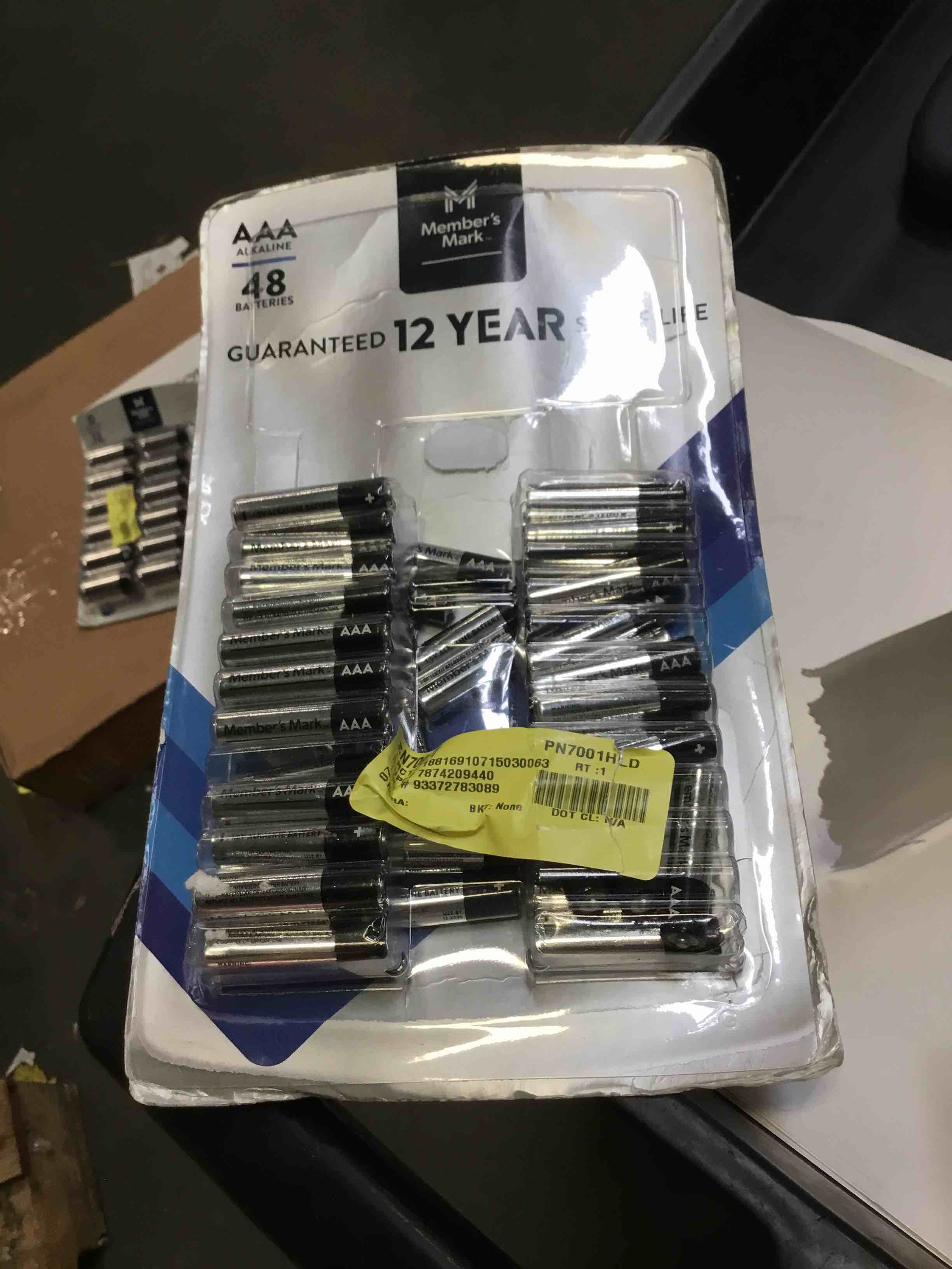 Member's Mark Alkaline AAA Batteries (48
