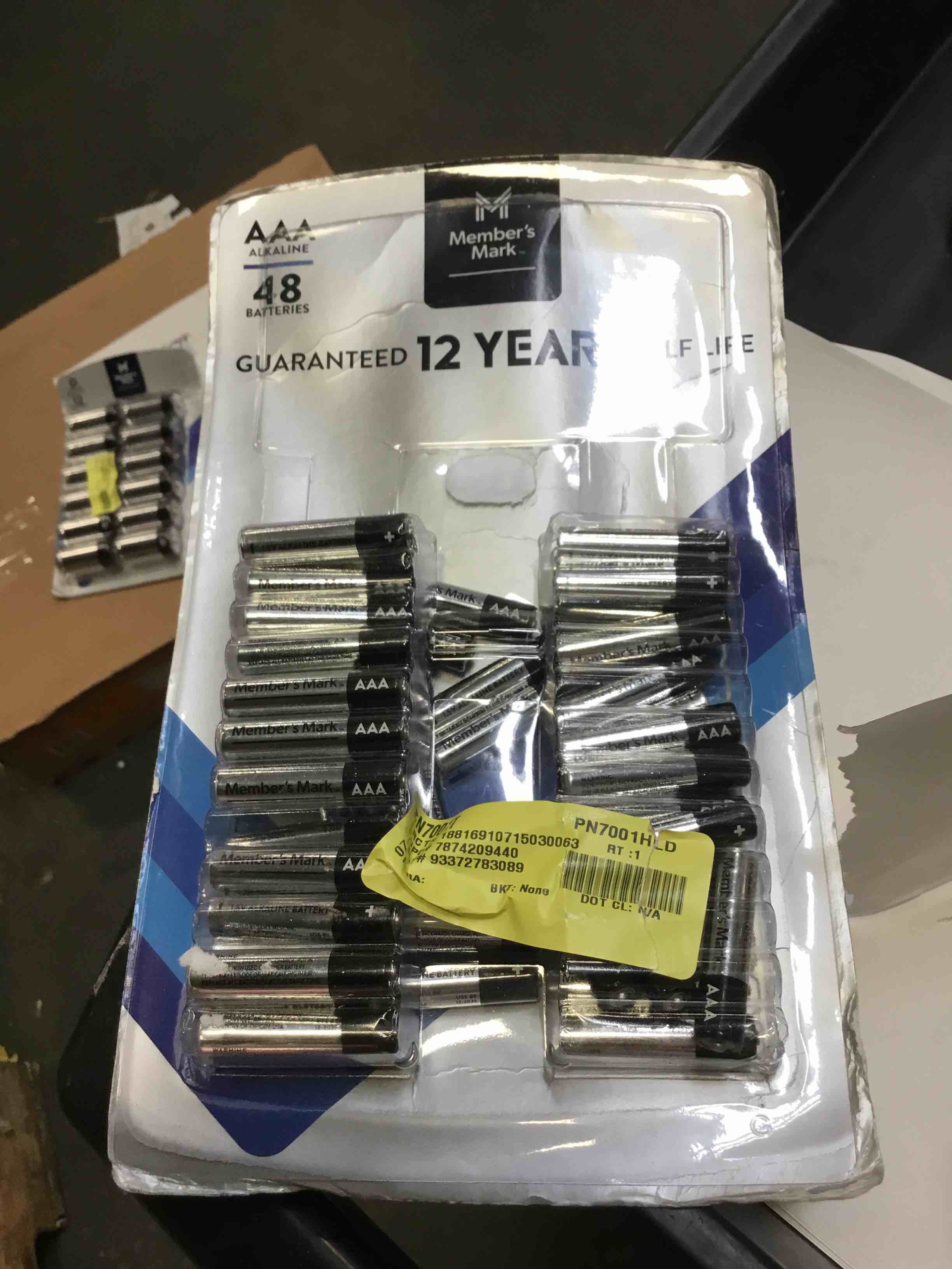 Member's Mark Alkaline AAA Batteries (48