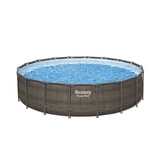 Bestway Power Steel 18 x 48 Round Above Ground Pool Set