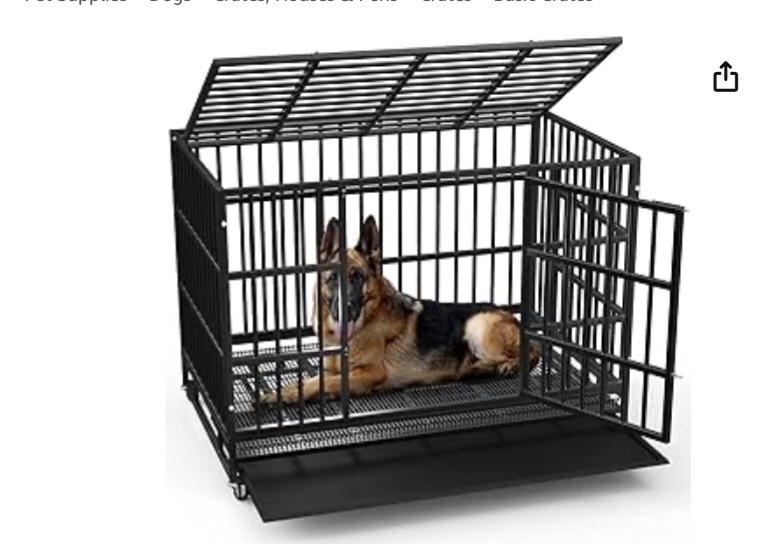 DOG CRATE FOR SALE - NEVER USED - $150 from Petco!