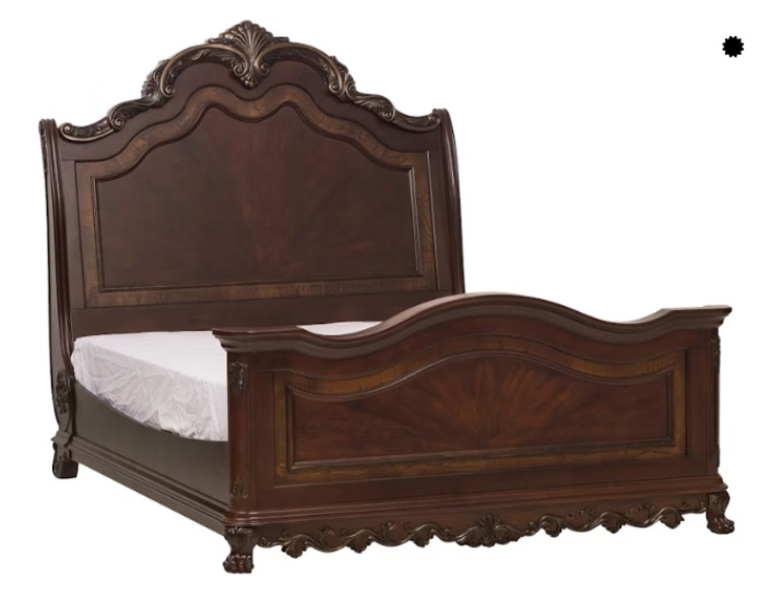 Homelegance Bedroom Queen Sleigh Headboard 2243SL(including all 3 boxes 1/3; 2/3; 3/3)