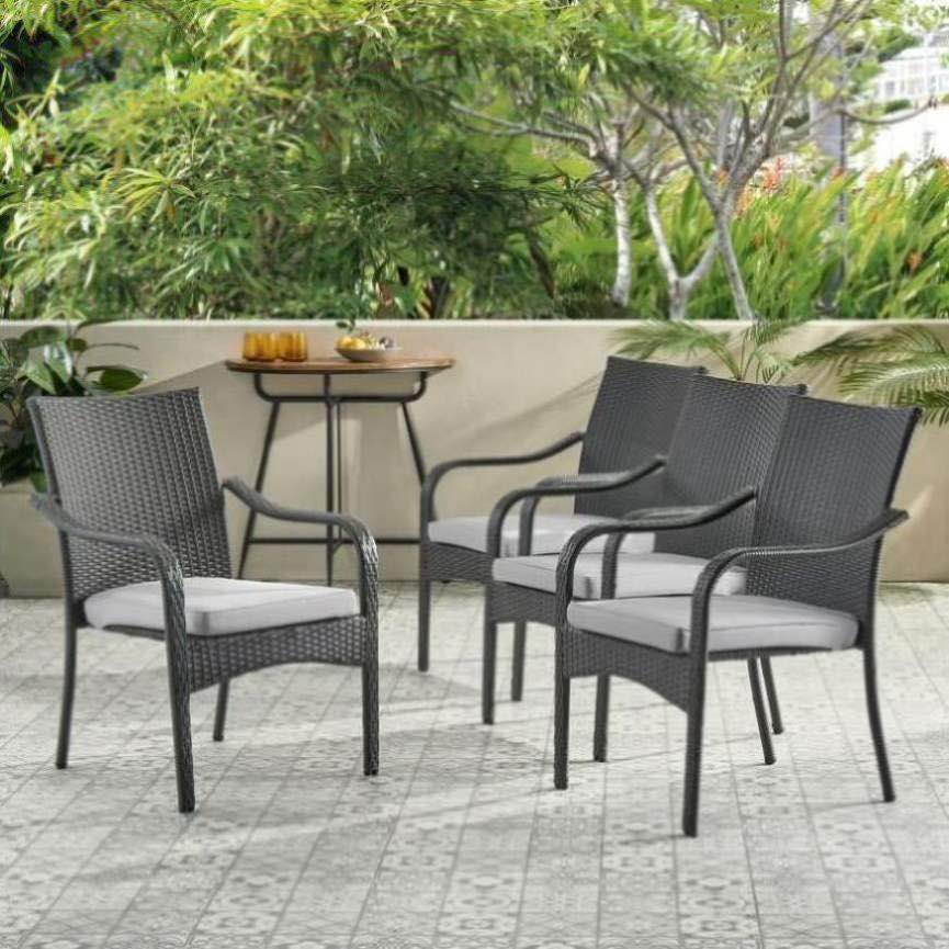 ZNTS SAN PICO STACKING CHAIRS SET OF 4PCS 56225.00CHR