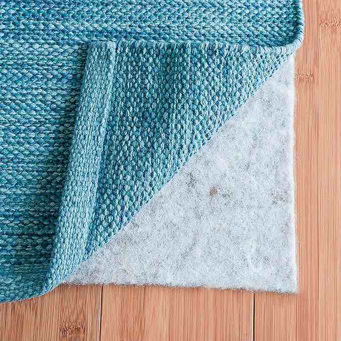 Felt Area Rug Pad 8x10-1/4" Thick Under Rug Non Slip Pad for Hardwood Floors,Cushioned Gripper Pads for Carpet