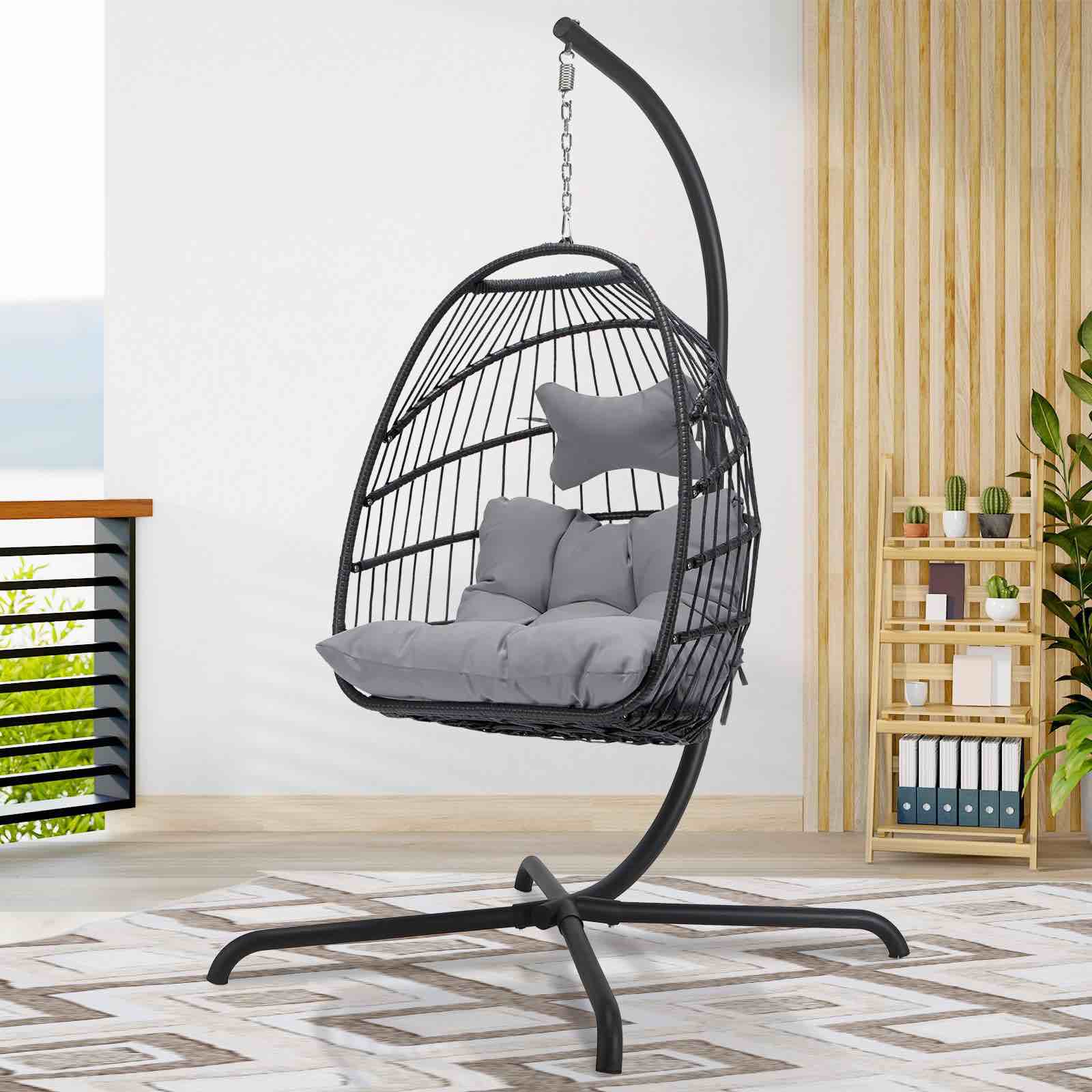 Alexei Swing Chair with Stand