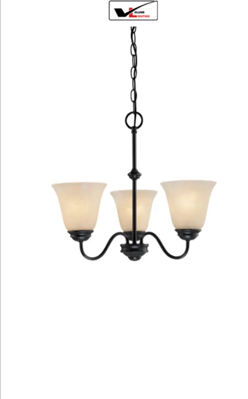 Portfolio Roseall 3-Light Oil-Rubbed Bronze Chandelier
