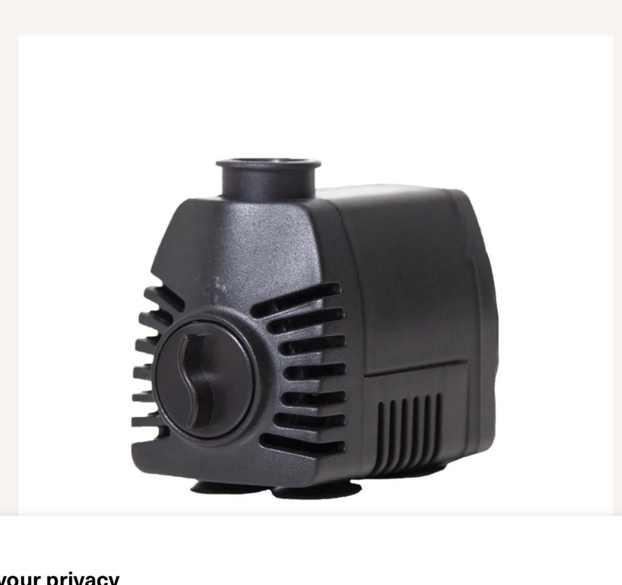 80 GPH Fountain Pump