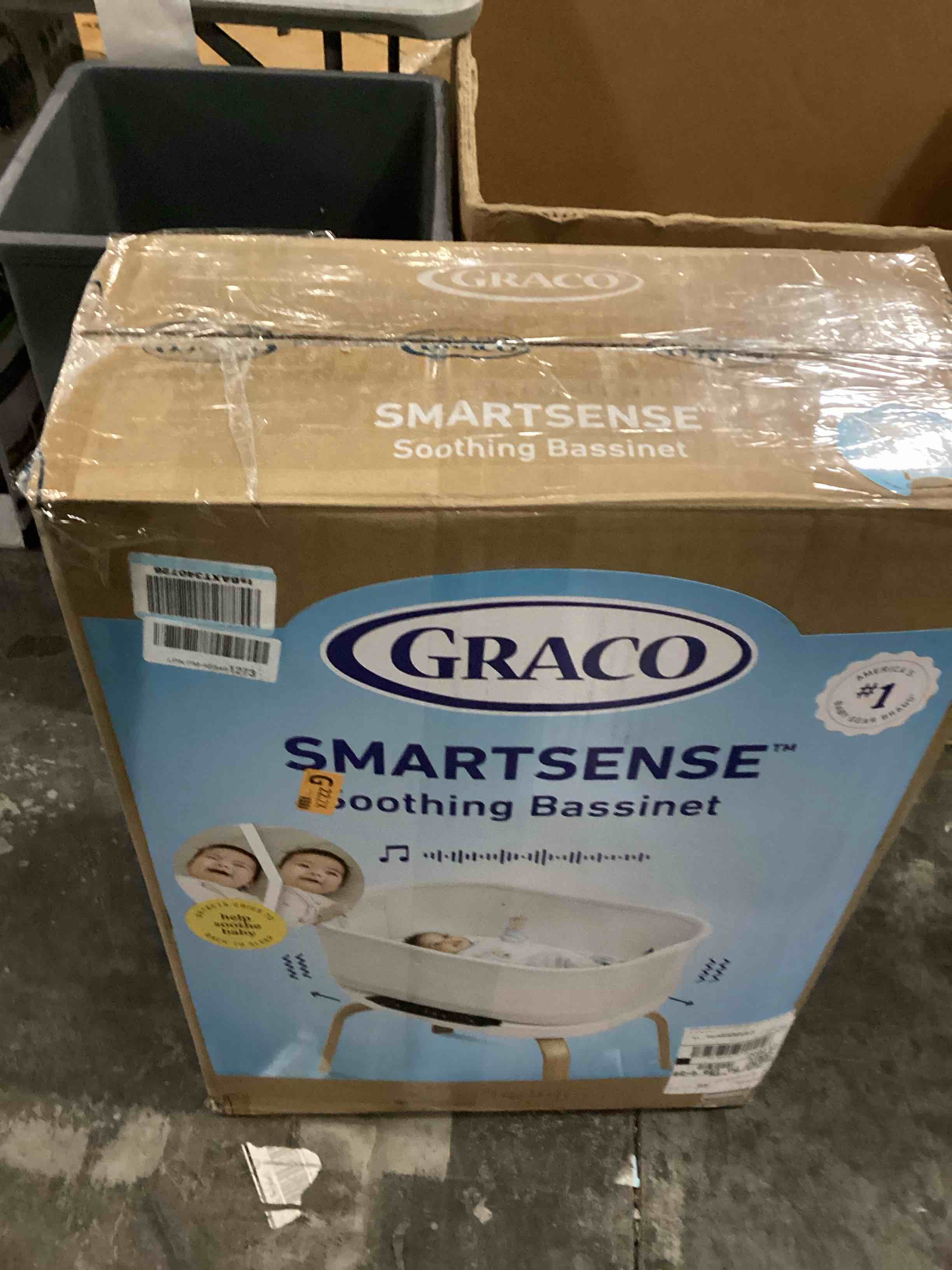 Graco® SmartSense™ Soothing Baby Bassinet - Smart Newborn Bassinet ...