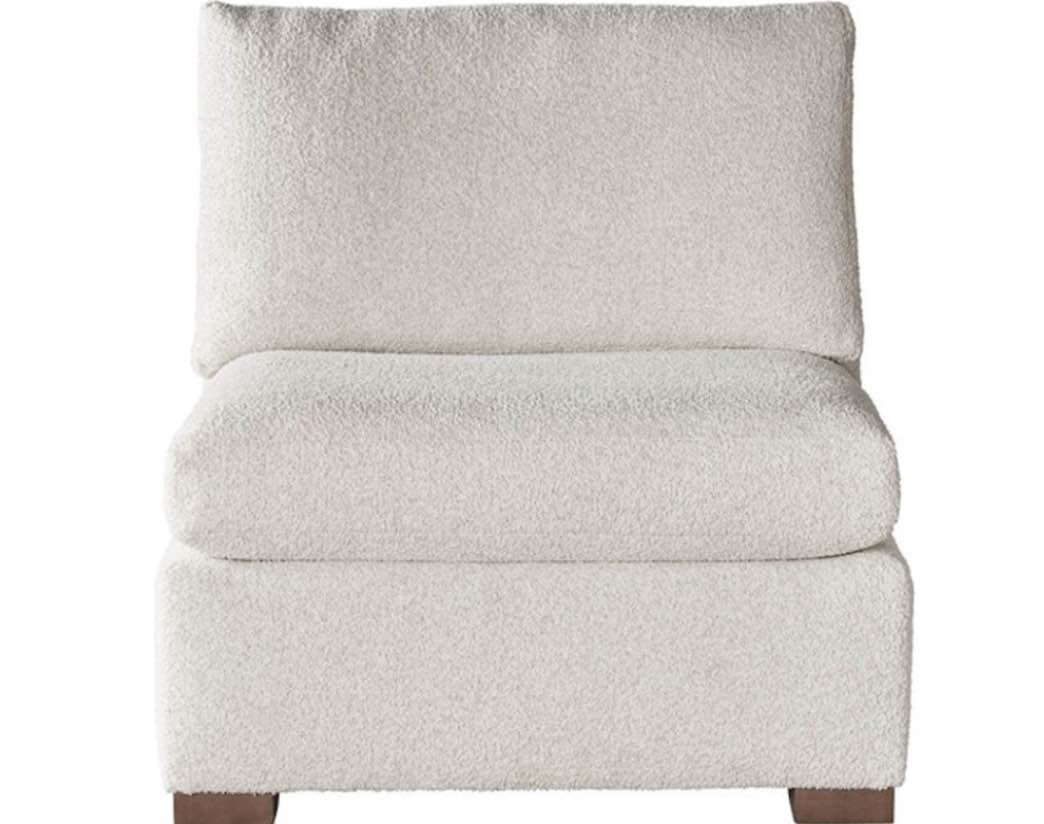 (similar items) (incomplete only 1) Okawville White Armless Chair (color gray) 