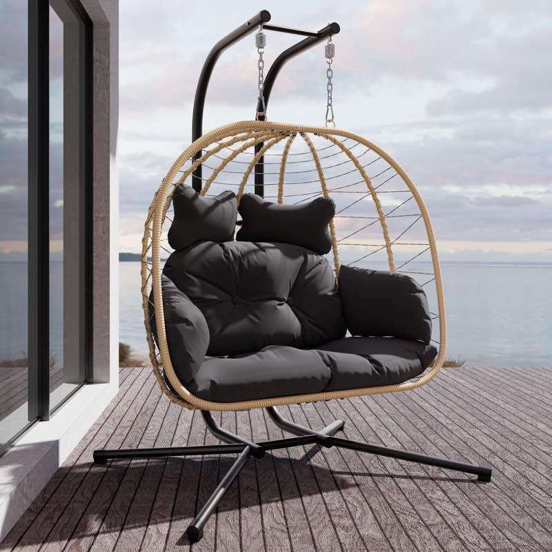 Chousein Egg Chair with Stand for 2 Person
