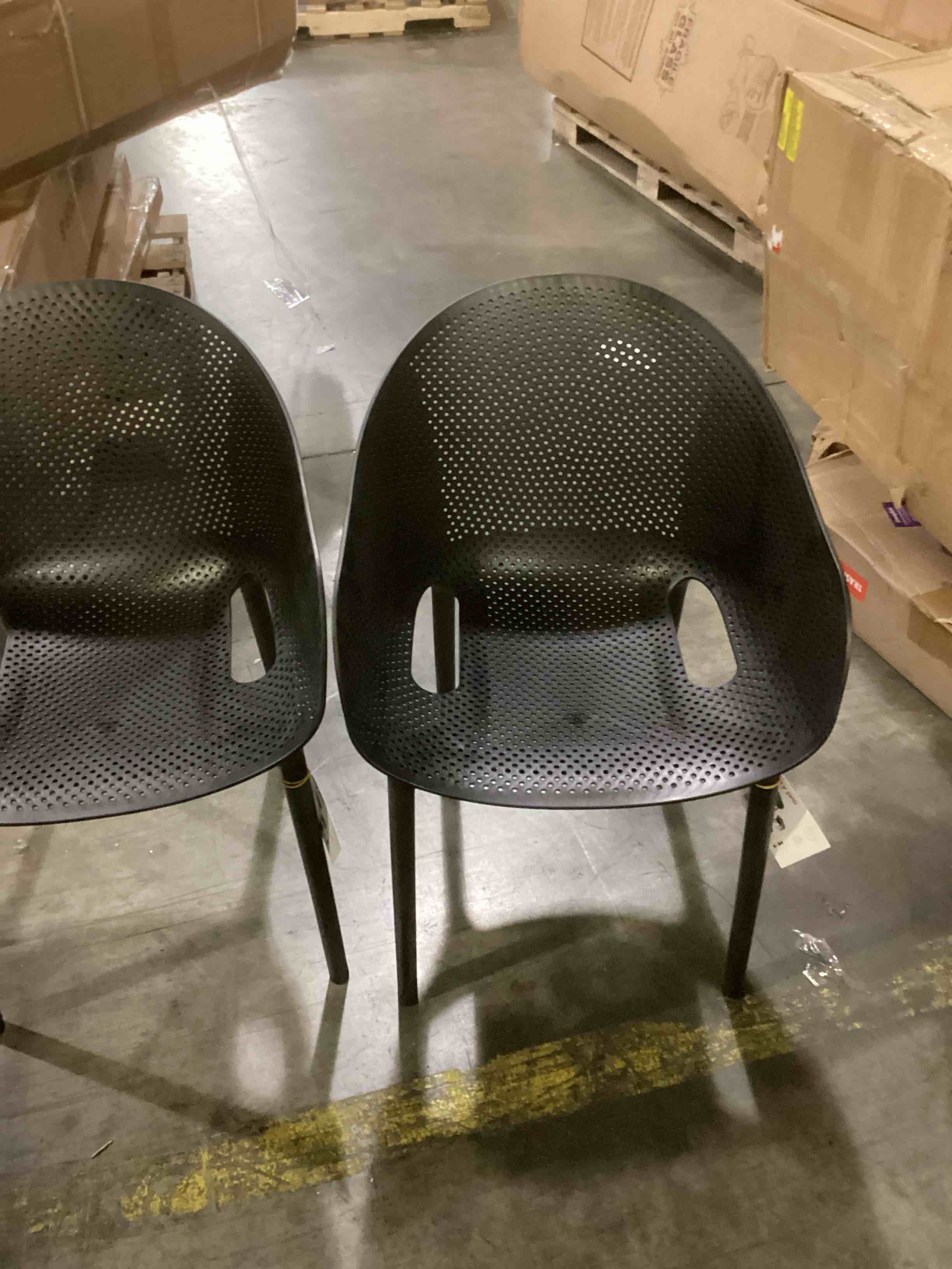 Farrah Outdoor Stacking Dining Armchair (Set of 2)