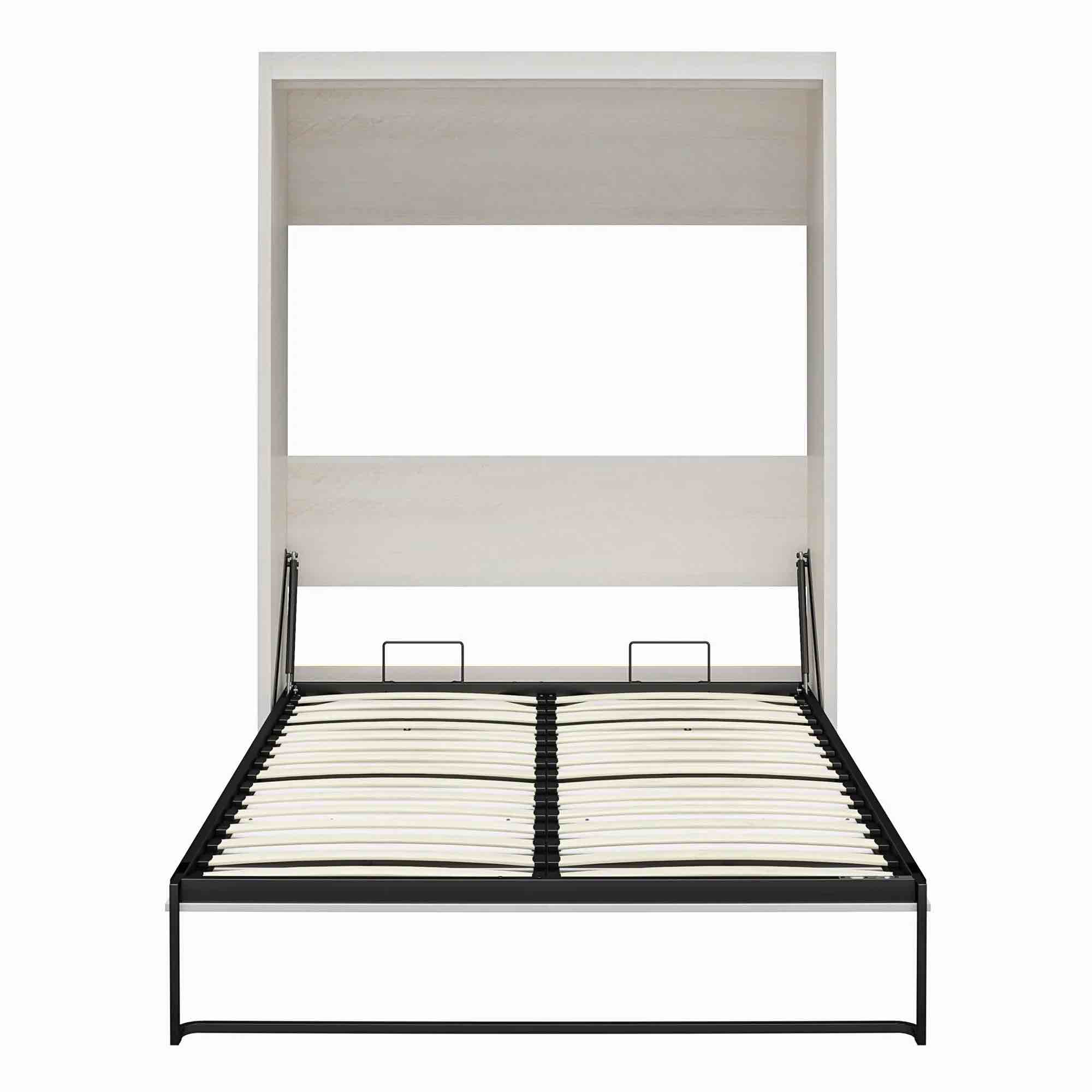 ( Incomplete ) Signature Sleep Queen Wall Bed and Mattress, Ivory Oak 9632096COM Queen wall bed mechanism