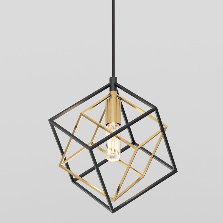 Tongai 1 - Light Square Geometric Pendant