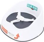 Prince Lionheart Squish Booster Seat, Gray, 3-Point Harness Dual-Strap System, Easy to Wipe Clean, Lightweight