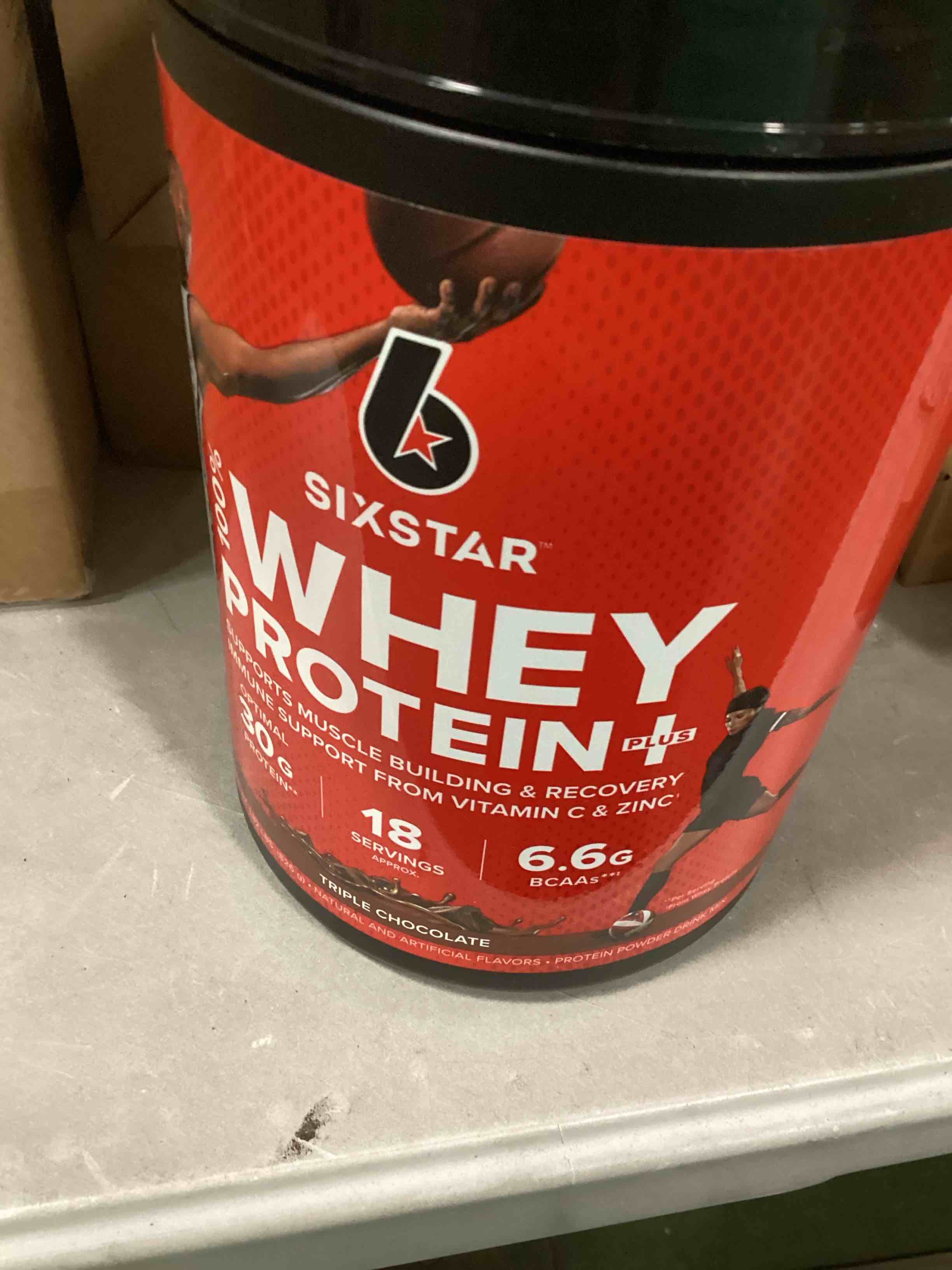 Six Star Whey Protein Powder Plus | Muscle Building & Recovery Plus Immune Chocolate Flavor | 1.8lb