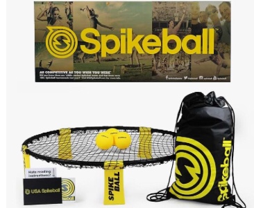 Spikeball Standard 3 Ball Kit with Adjustable Net & Balls - Portable Roundnet Game