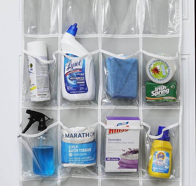 Over-the-Door Shoe Organizer Clear - Room Essentials™
