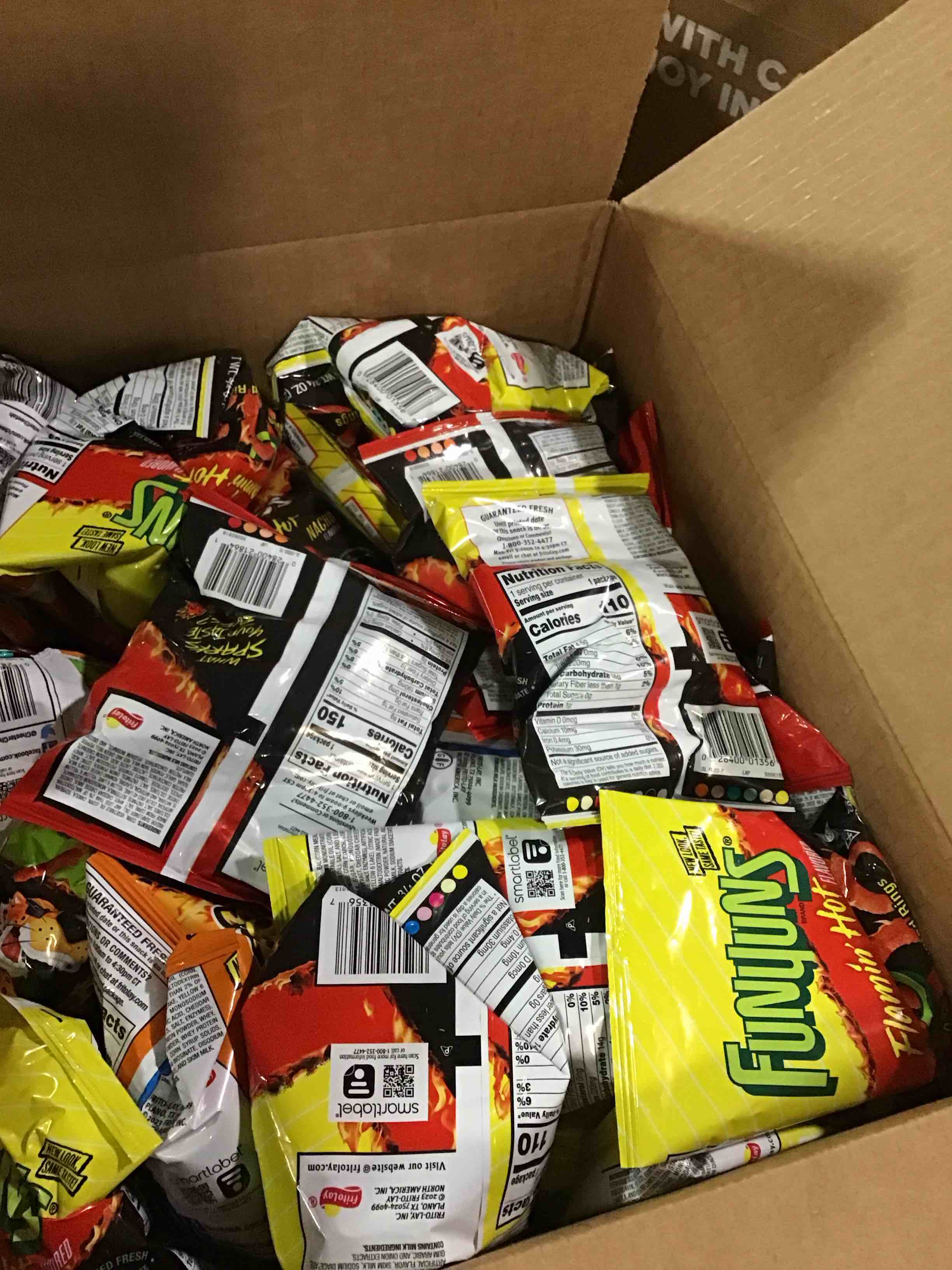 (Best by 07/16/2024) Frito Lay Flamin' Hot Mix, Variety Pack (Pack of