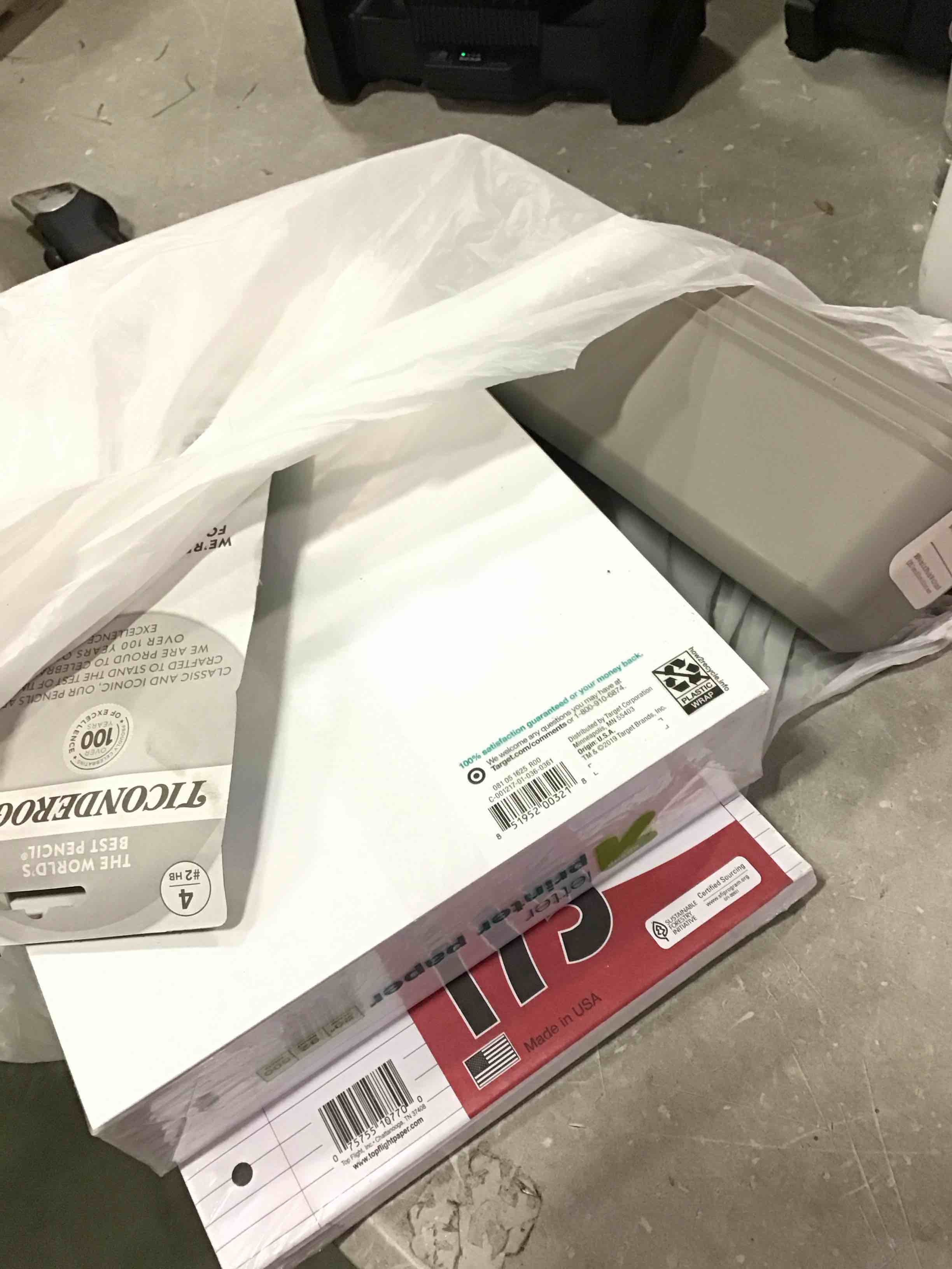 Assorted of variety of products for the maintenance and cleaning of office or home. (expiration date, brands and sizes may vary)